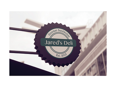 Jareds Deli Sign logo logodesign logos restaurant branding sandwich