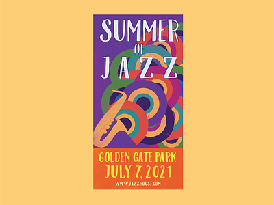 Jazz Poster event branding event flyer graphic design jazz jazz festival poster poster design