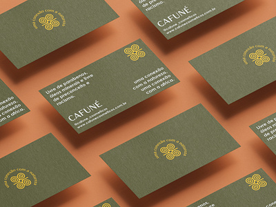 Cafuné Card branding design logo minimal packaging design typography vector