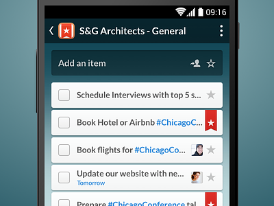 Wunderlist 3 - Item View android app list oh baby to do list ui wunderlist 3