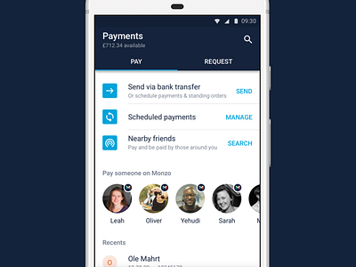 Payments on Monzo money monzo payments the good stuff