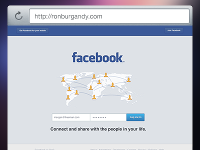 Facebook Redesign Full facebook facebook redesign form login redesign ui