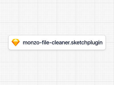 Monzo File Cleaner monzo plugin process sketch