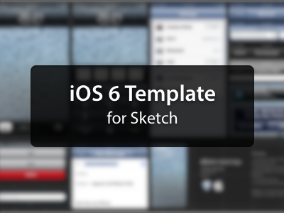 iOS 6 Template for Sketch app ios6 sketch sketch app template