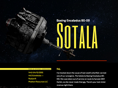 The Sotala echopraxia exo 2.0 layout six caps