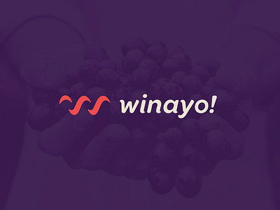 Winayo corkscrew logo omnes simple wave wine