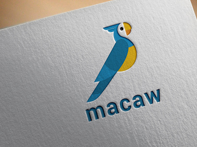 Logo Design macaw branding logo logo design