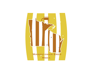 Minnesconsin Logo affinitydesigner beer beer blog design drink illustration junior logo minnesota vector wisconsin
