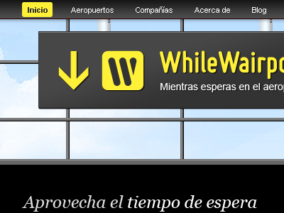 Whilewairport logo airport logo social network