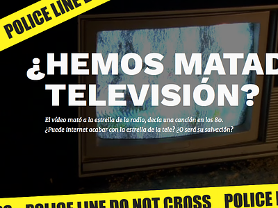 Special post regarding TV digital transform css design html investigation longform merriweather police responsive tv work sans