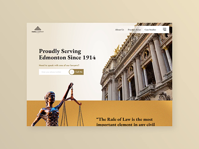 Law Website animation beige figma gold graphic design law legal light minimal motion graphics scroll animations ui web design web development webflow wordpress