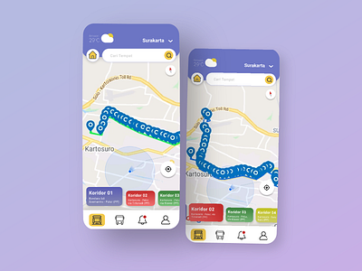 Public Transportation App || Busway App || Bistapps app design bistapps blue app brt bus rapid transit busway app design future app ui