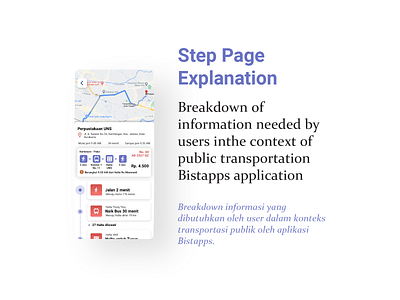 Step Page Explanation || Public Transportation App || Bistapps