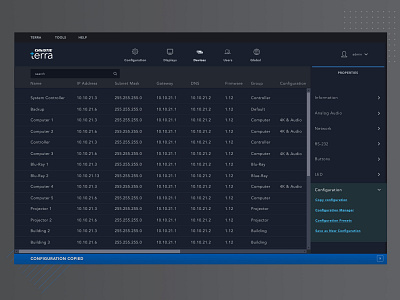 Christie Terra application