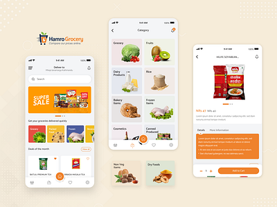 Grocery - mobile app