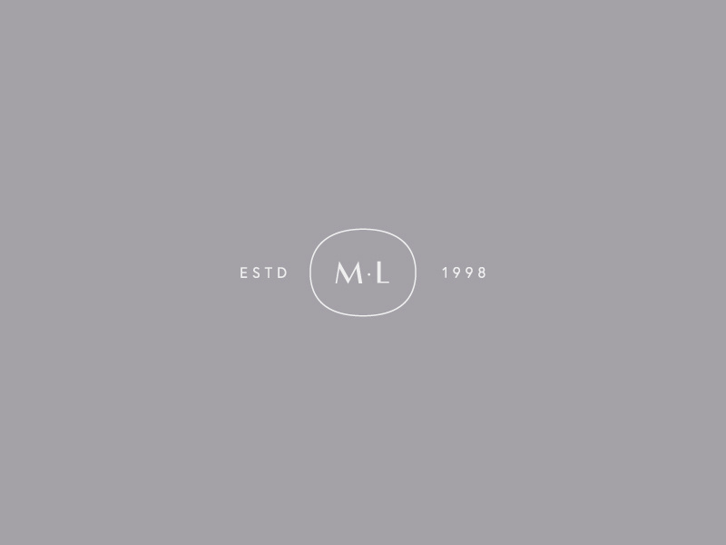 Muskoka Living Mark monogram logo design art direction clean identity brand typography branding minimal
