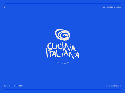 Italian Cucina Project brand brand design brand identity branding design cucina food italia italian food italy logo logo design logotype pasta