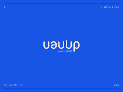 Uauup Project agency branding brand brand design brand identity digital digital art logo logodesign logotype mark marketing ui