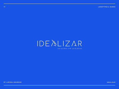 Idealizar Project architecture brand identity decor decorate decoration identity design interiordesign logo logotype
