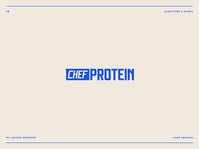 Chef Protein Project brand brand design brand identity branding branding design chef food foodie healthy food heathy logo logo design logodesign logotype protein proteins