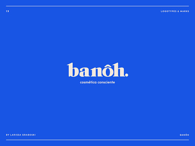 Banôh. Project brand brand design brand identity branding branding design cosmetic cosmetic logo cosmetic packaging cosmetics eco logo logo design logodesign logotype mark vegan