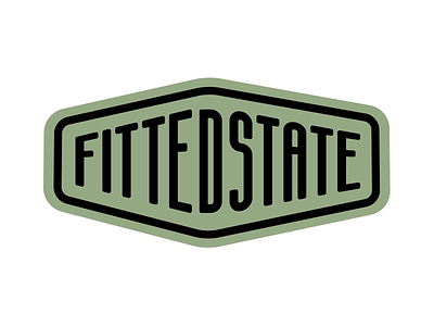 Fitted State (Vintage) 1950s branding vintage