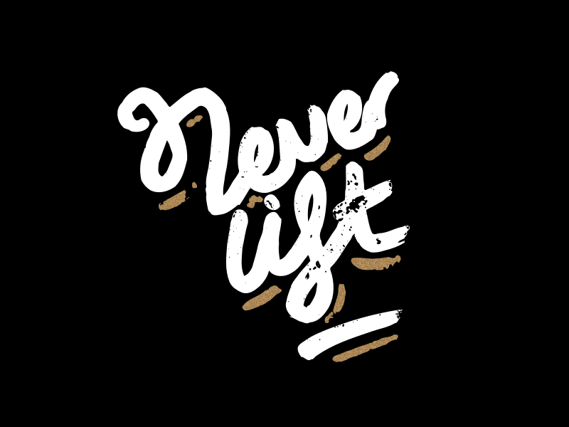Never Lift by Clark Caughey on Dribbble
