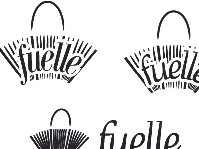 Fuelle Logo Exploration black and white graphic design logo typography whitespace