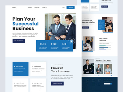 Business consultant and planing support Landing page design. affiliate agency brand sign branding consultant corporate digital marketing homepage identity interface landing page landingpage marketing marketing agency md sajib mdsajib partners personal portfolio sajib startup company