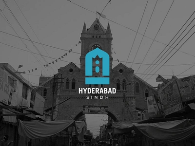 Hyderabad Sindh (City branding) branding design flat graphic design icon illustration logo logodesign minimal vector