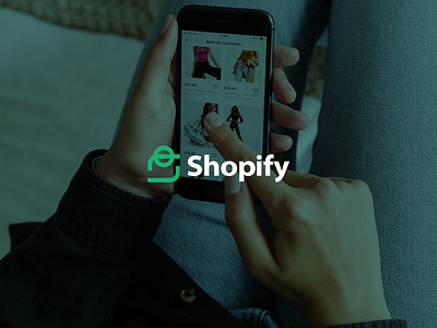Shopify (redesign) branding logo logo design logo redesign logodesign minimal rebrand redesign shopify logo shopify logo redesign