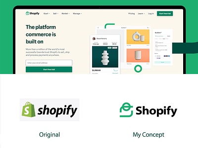 Shopify (Redesign) 3d animation branding graphic design logo motion graphics shopify shopify logo shopify logo design shopify redesign ui