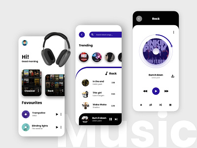 Music app app design music app music player ui