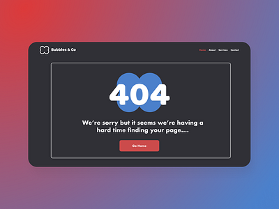 404 Page - Daily UI 008