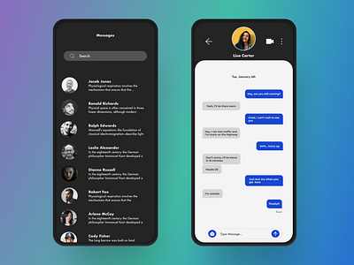 Messaging App - Daily UI 013