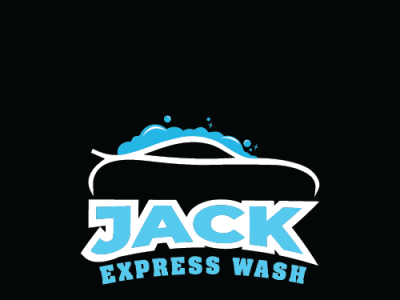 Jack Express Wash branding graphic design illustration logo logo design