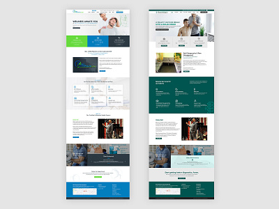Chiropractic Website design minimal ui website design