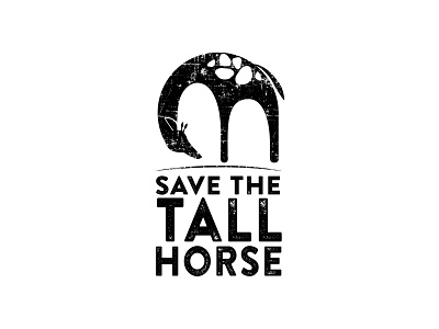 Series 01 - Save the Tall Horse animal cogwurx design funny giraffe horse humor illustration internet meme logo names nature tall typography