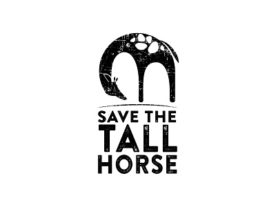 Series 01 - Save the Tall Horse animal cogwurx design funny giraffe horse humor illustration internet meme logo names nature tall typography