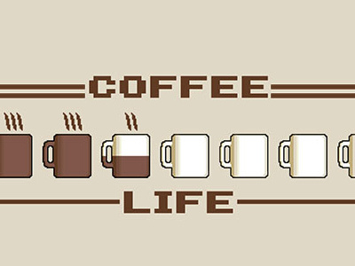 Coffee Life caffeine coffee cogwurx drink fun heart java life life bar meter time video game