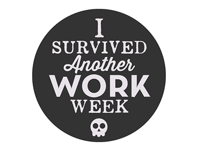 Hx Sticker 09 Work Week events icon inspiration motivation office quote team building typogaphy work
