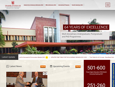 Thapar University design typography ui ux web