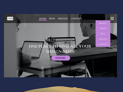 Header Navigation