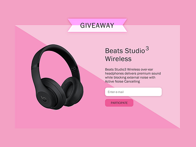 GIVEAWAY #DailyUI #097