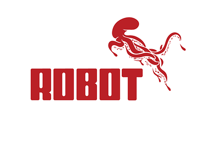 Robot Octopus (Puma version) ad advertising art brand branding inspiration lettering logo parody practice type typography