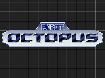 Robot Octopus (SEGA Genesis Version) art sega brand game inspiration lettering logo logotype parody type typography video game
