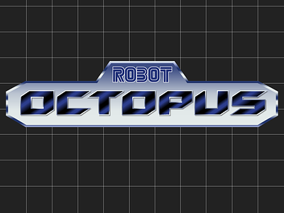 Robot Octopus (SEGA Genesis Version) art sega brand game inspiration lettering logo logotype parody type typography video game