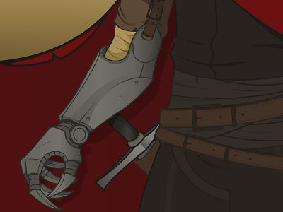 Warrior Illustration armor cape illustration sword vector warrior