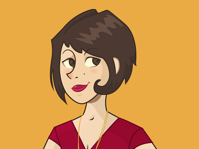 personal avatar avatar brown hair illustration orange portrait red short vector
