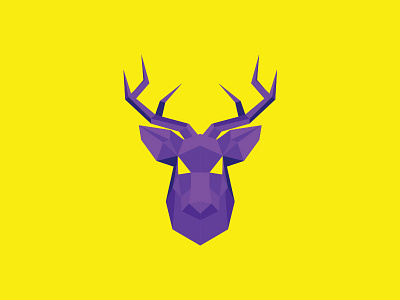 Low Poly Deer deer graphic icon illustration low poly
